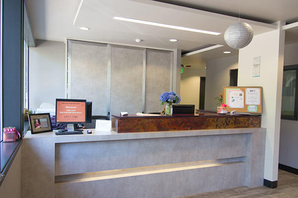 The front desk at Judy C. Chen, DDS